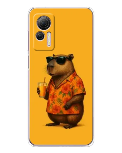 Чехол для Ulefone Note 14 с картинкой «Капибара на отдыхе» Чехол для Ulefone Note 14 с картинкой «Капибара на отдыхе»