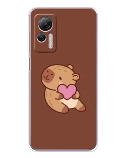 Чехол для Ulefone Note 14 с картинкой «Капибара с сердцем» Чехол для Ulefone Note 14 с картинкой «Капибара с сердцем»