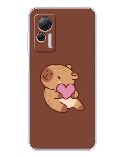 Чехол для Ulefone Note 14 с картинкой «Капибара с сердцем» Чехол для Ulefone Note 14 с картинкой «Капибара с сердцем»