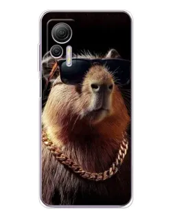 Чехол для Ulefone Note 14 с картинкой «Капибара золотая цепь» Чехол для Ulefone Note 14 с картинкой «Капибара золотая цепь»