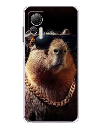 Чехол для Ulefone Note 14 с картинкой «Капибара золотая цепь» Чехол для Ulefone Note 14 с картинкой «Капибара золотая цепь»