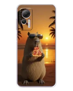 Чехол для Ulefone Note 14 с картинкой «Капибара с пиццей» Чехол для Ulefone Note 14 с картинкой «Капибара с пиццей»