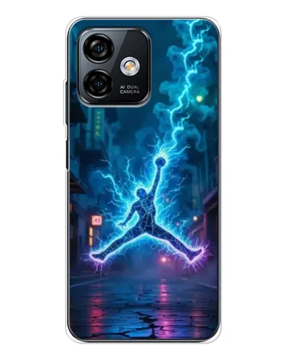 Чехол для Ulefone Note 16 Pro с картинкой «Jordan Gold Jumpman»