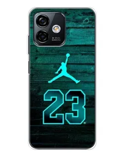 Чехол для Ulefone Note 16 Pro с картинкой «Jordan Cyan 23»