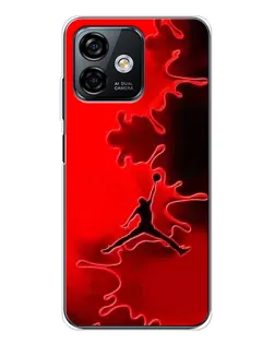 Чехол для Ulefone Note 16 Pro с картинкой «Jordan Red Smoke»