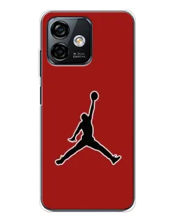 Чехол для Ulefone Note 16 Pro с картинкой «Jordan Red Back»