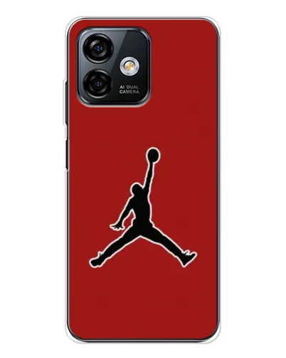 Чехол для Ulefone Note 16 Pro с картинкой «Jordan Red Back»