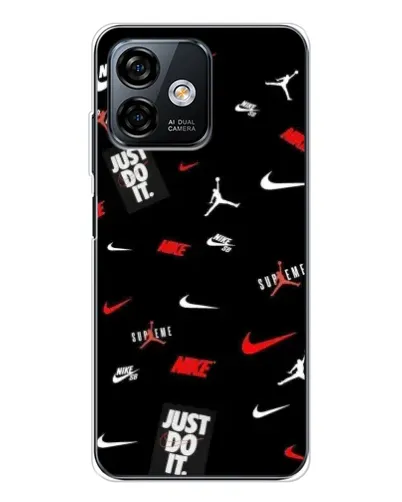 Чехол для Ulefone Note 16 Pro с картинкой «Nike Mix Pattern»