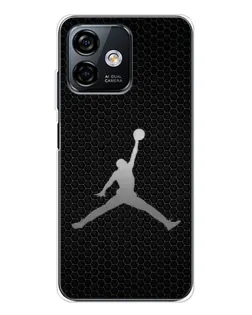 Чехол для Ulefone Note 16 Pro с картинкой «Jordan Dark Carbon»