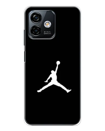 Чехол для Ulefone Note 16 Pro с картинкой «Jordan Silhouette»