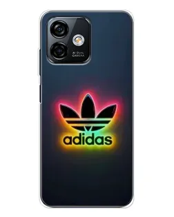 Чехол для Ulefone Note 16 Pro с картинкой «Неоновый Adidas»