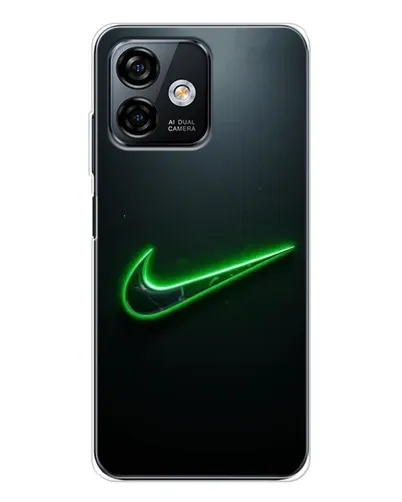 Чехол для Ulefone Note 16 Pro с картинкой «Неоновый контур Nike» Чехол для Ulefone Note 16 Pro с картинкой «Неоновый контур Nike»