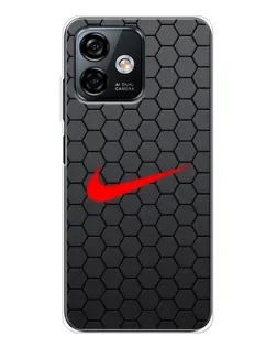 Чехол для Ulefone Note 16 Pro с картинкой «Nike — карбоновая сетка» Чехол для Ulefone Note 16 Pro с картинкой «Nike — карбоновая сетка»