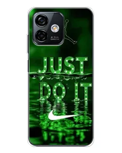 Чехол для Ulefone Note 16 Pro с картинкой «Зеленый неоновый Nike»