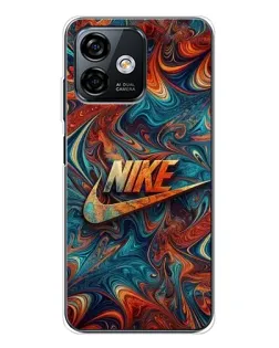 Чехол для Ulefone Note 16 Pro с картинкой «Nike в абстракции»