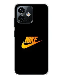 Чехол для Ulefone Note 16 Pro с картинкой «Золотой логотип Nike»