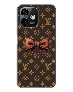 Чехол для Ulefone Note 16 Pro с картинкой «LV с бантом»
