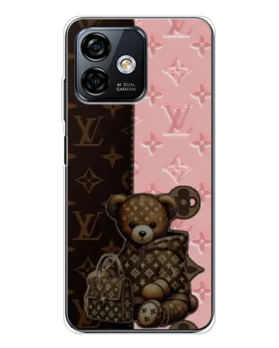 Чехол для Ulefone Note 16 Pro с картинкой «Мишка в стиле LV» Чехол для Ulefone Note 16 Pro с картинкой «Мишка в стиле LV»
