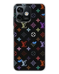 Чехол для Ulefone Note 16 Pro с картинкой «Цветная монограмма LV»