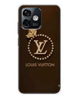 Чехол для Ulefone Note 16 Pro с картинкой «LV — золотая печать»