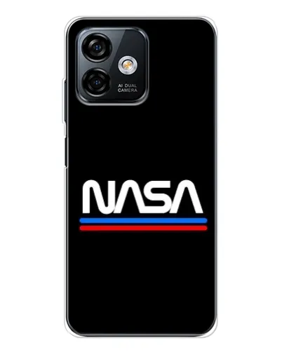 Чехол для Ulefone Note 16 Pro с картинкой «NASA — классика Red Blue» Чехол для Ulefone Note 16 Pro с картинкой «NASA — классика Red Blue»