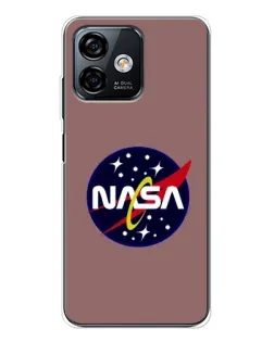 Чехол для Ulefone Note 16 Pro с картинкой «NASA — ретро космос»