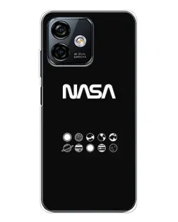 Чехол для Ulefone Note 16 Pro с картинкой «NASA — технический принт»
