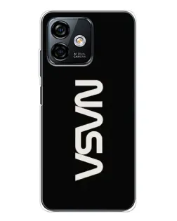 Чехол для Ulefone Note 16 Pro с картинкой «NASA — вертикальный логотип»
