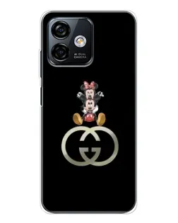 Чехол для Ulefone Note 16 Pro с картинкой «Минни Маус на лого»