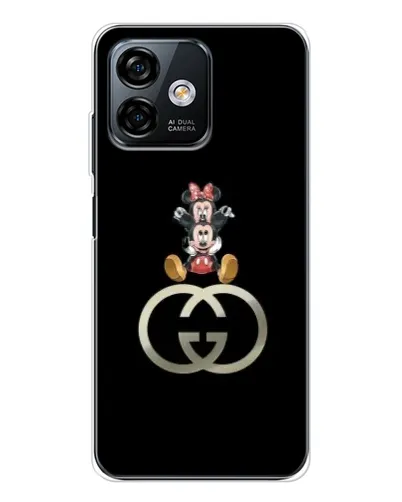 Чехол для Ulefone Note 16 Pro с картинкой «Минни Маус на лого»