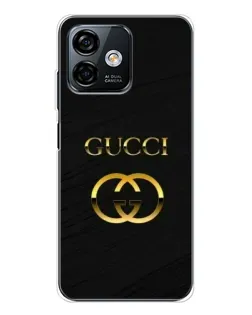 Чехол для Ulefone Note 16 Pro с картинкой «Золотой логотип Gucci»