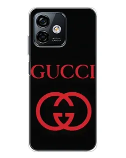Чехол для Ulefone Note 16 Pro с картинкой «Gucci — красный логотип»