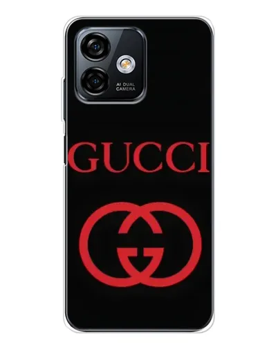 Чехол для Ulefone Note 16 Pro с картинкой «Gucci — красный логотип»