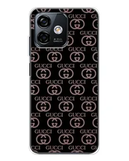 Чехол для Ulefone Note 16 Pro с картинкой «Классическая монограмма Gucci»