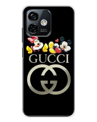 Чехол для Ulefone Note 16 Pro с картинкой «Gucci — герои Disney»