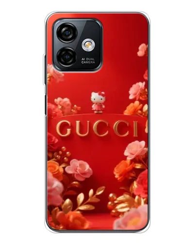 Чехол для Ulefone Note 16 Pro с картинкой «Gucci — золотой сад»