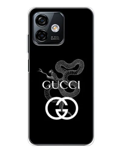 Чехол для Ulefone Note 16 Pro с картинкой «Gucci — серебряная змея»