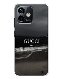 Чехол для Ulefone Note 16 Pro с картинкой «Gucci — морской прибой»