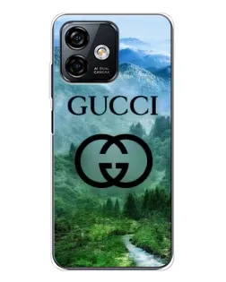 Чехол для Ulefone Note 16 Pro с картинкой «Gucci — горный пейзаж»