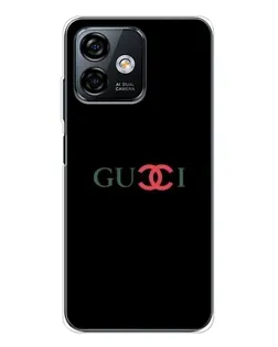 Чехол для Ulefone Note 16 Pro с картинкой «Gucci — красный градиент»
