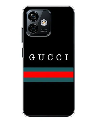 Чехол для Ulefone Note 16 Pro с картинкой «Gucci — красный пояс»