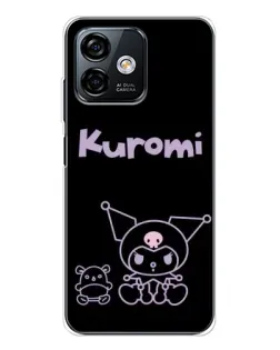 Чехол для Ulefone Note 16 Pro с картинкой «Kuromi — черный минимализм» Чехол для Ulefone Note 16 Pro с картинкой «Kuromi — черный минимализм»