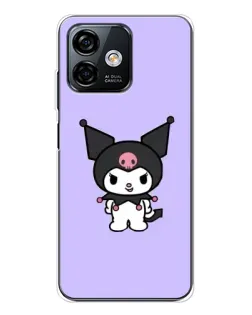 Чехол для Ulefone Note 16 Pro с картинкой «Kuromi — нежный фиолетовый»