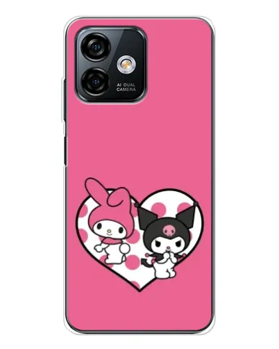 Чехол для Ulefone Note 16 Pro с картинкой «Kuromi и My Melody» Чехол для Ulefone Note 16 Pro с картинкой «Kuromi и My Melody»