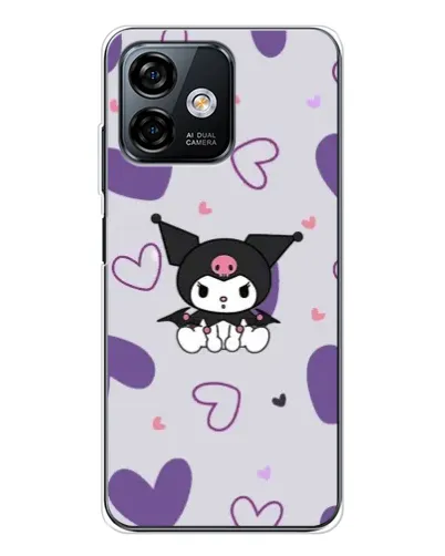 Чехол для Ulefone Note 16 Pro с картинкой «Kuromi и лавандовые сердца» Чехол для Ulefone Note 16 Pro с картинкой «Kuromi и лавандовые сердца»