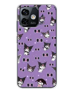 Чехол для Ulefone Note 16 Pro с картинкой «Kuromi — паттерн»