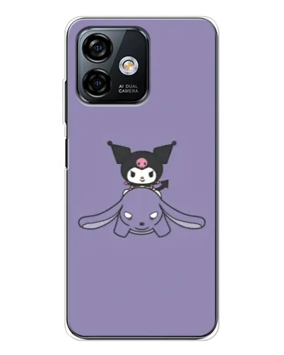 Чехол для Ulefone Note 16 Pro с картинкой «Kuromi на лиловом фоне» Чехол для Ulefone Note 16 Pro с картинкой «Kuromi на лиловом фоне»