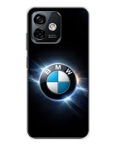 Чехол для Ulefone Note 16 Pro с картинкой «BMW — неоновое сияние»