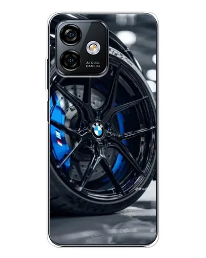 Чехол для Ulefone Note 16 Pro с картинкой «Колесо BMW вблизи»