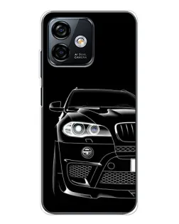 Чехол для Ulefone Note 16 Pro с картинкой «Темный силуэт BMW»